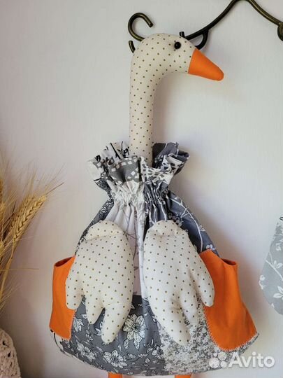 Гусь пакетница, для хранения пакетов