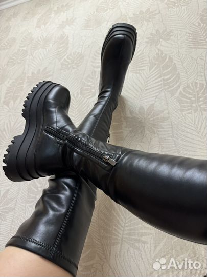 Сапоги ботфорты