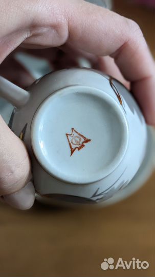 Кофейный набор чешский фарфор Czecho