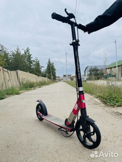 Самокат Roces 200 мм, красно черный