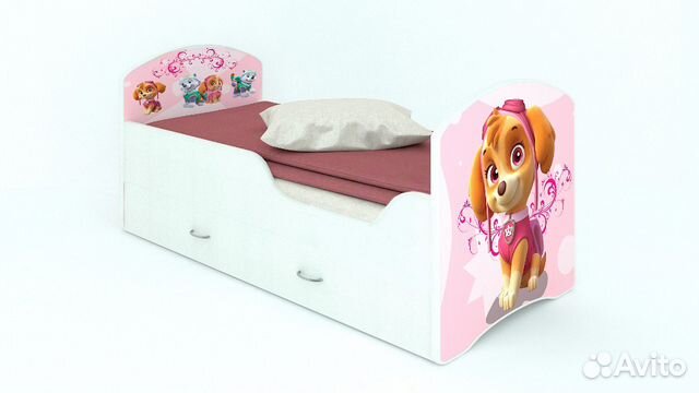 Кровать детская с ящиками classic ортопед. основан