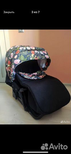 Детская коляска 2 в 1 Adamex Paolo Flowers