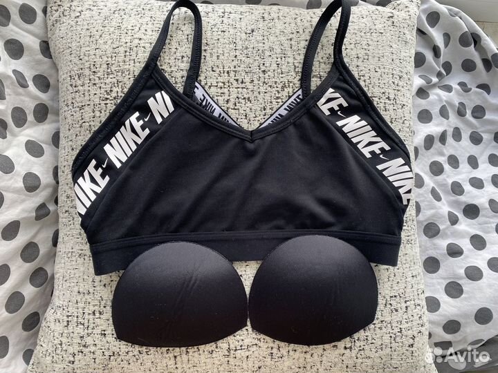 Топ бра бюст женский nike indy logo BRA