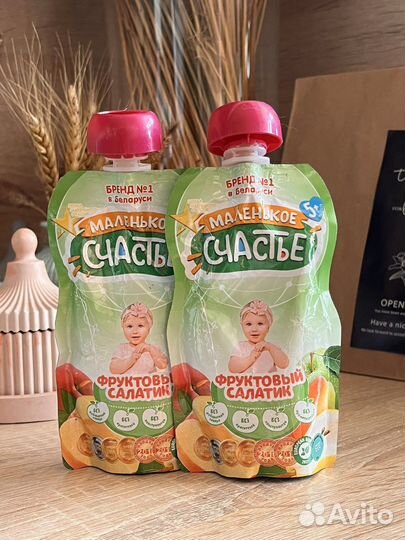 Детское фруктовое пюре