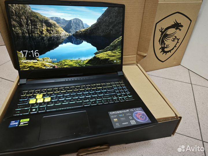 Игровой ноутбук msi crosshair 15 c12v