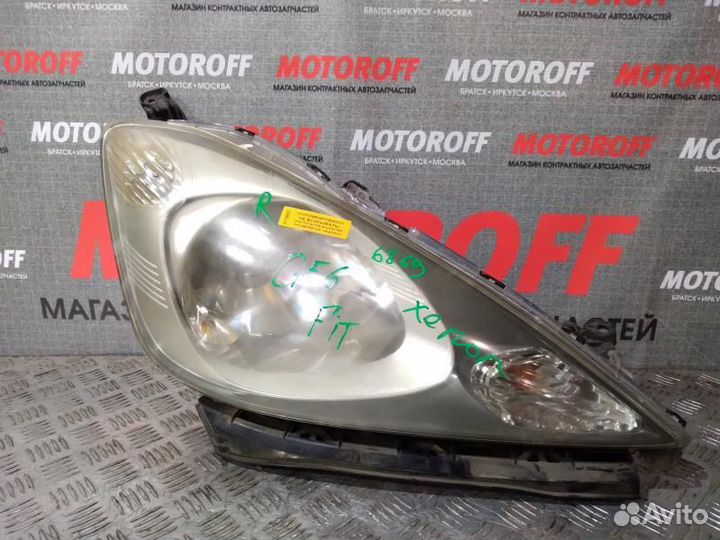 Фара правая Фит GE6 6869 ксенон светлая А537