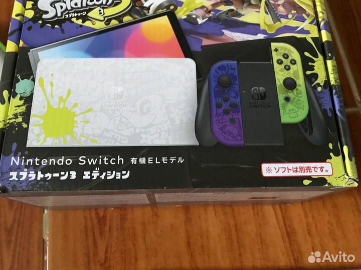 Нинтендо/Nintendo switch Oled Splatoon + Zelda 1,2