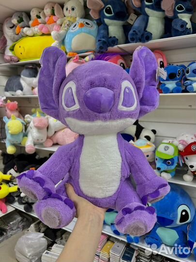 Мягкая игрушка стич, кот батон, хелло китти, акула