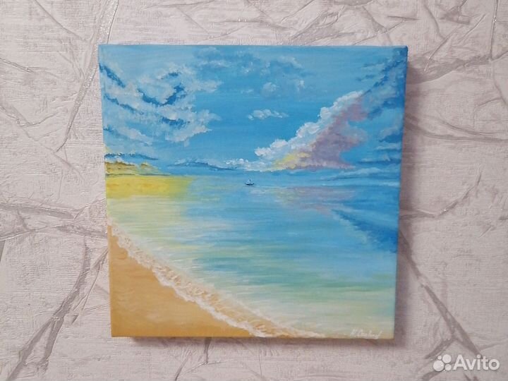 Картина акрилом на холсте