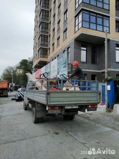 Грузоперевозки газель 4 метра открытая бортовая