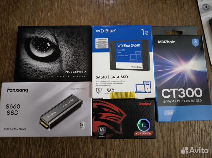 Новые Ssd m2 hdd для pc/ps4/notebook 1tb