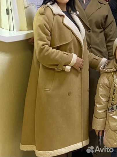 Пальто дубленка