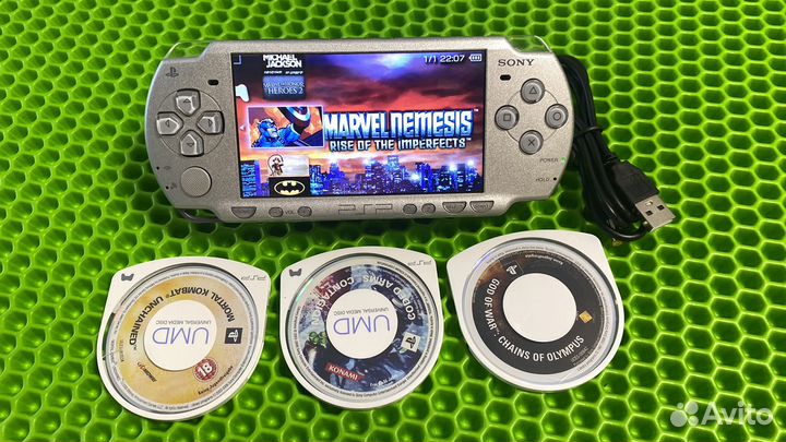 Sony PSP + 353 игры