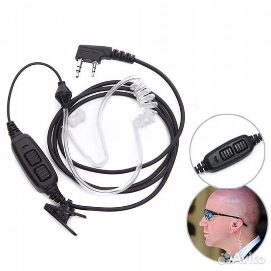 Гарнитура с воздуховодом для Baofeng UV-82