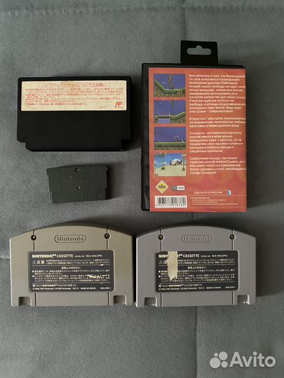 Картриджи для Nintendo 64, DS, 3DS, GB, GBA, Fam