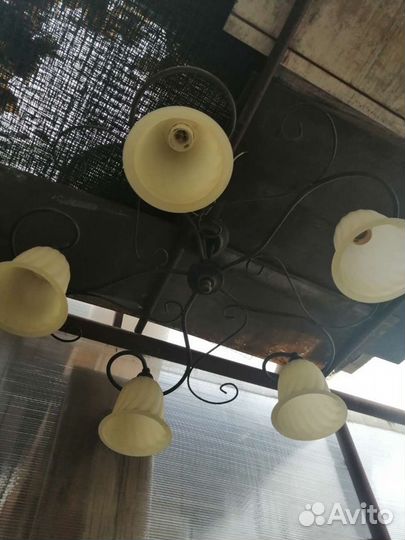 Люстра потолочная бу