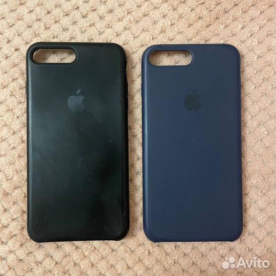 Чехол на iPhone 8plus кожанный