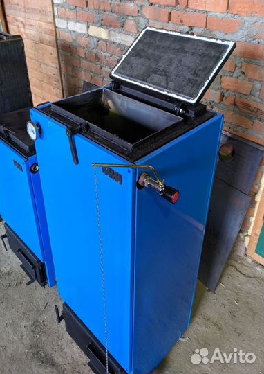 Пиролизный котел 8-16ч на дровах, до 3 сут на угле