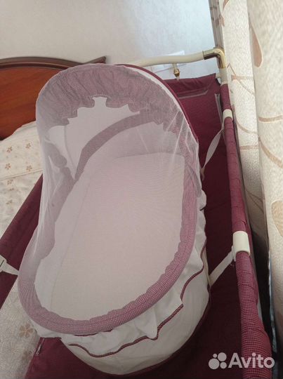 Детская кроватка трансформер с люлькой