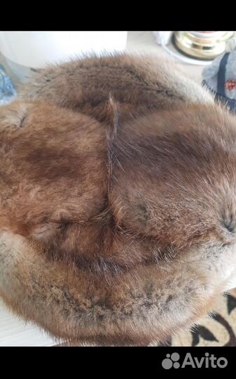 Норковая шапка мужская