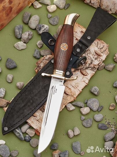 Нож охотничий ручной работы Финка нквд (широкая)