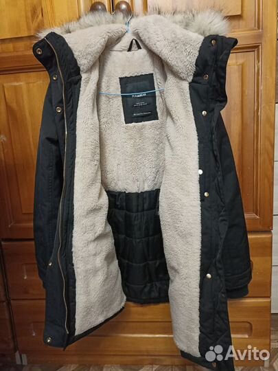 Зимняя куртка парка анорак Pull&Bear