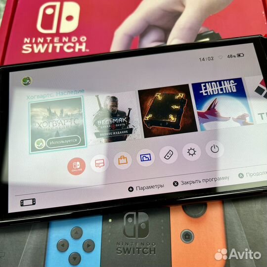 Nintendo Switch Oled прошитая 256GB