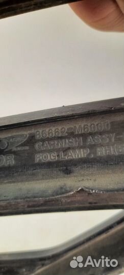 Окантовка птф задняя правая Kia Cerato 4 2018