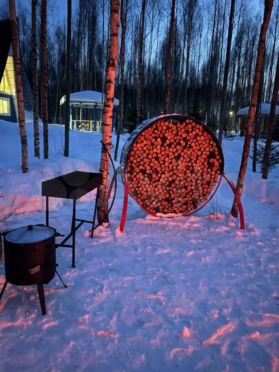 Дом 80 м² на участке 2 га