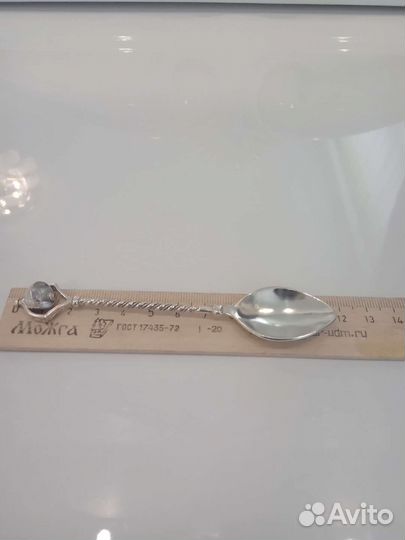 Детская серебряная ложка 925