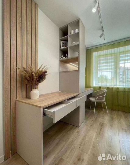 Рабочая зона в стиле Икеа