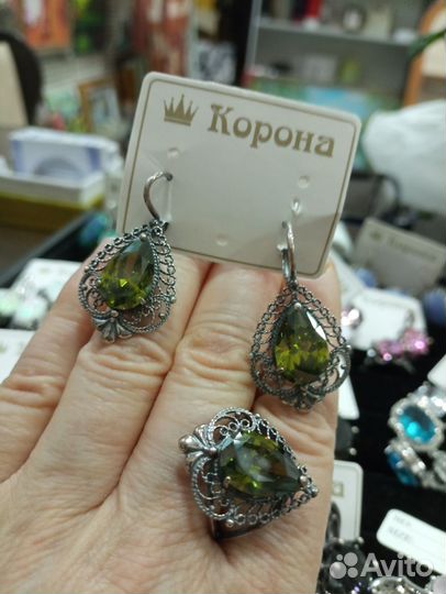 Серебряные серьги