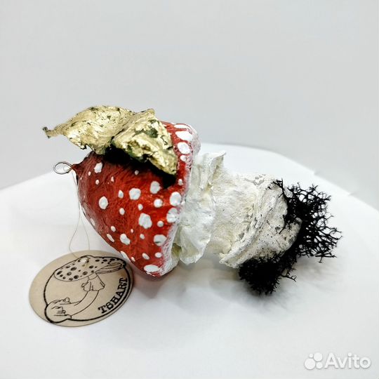 Елочные игрушки из ваты