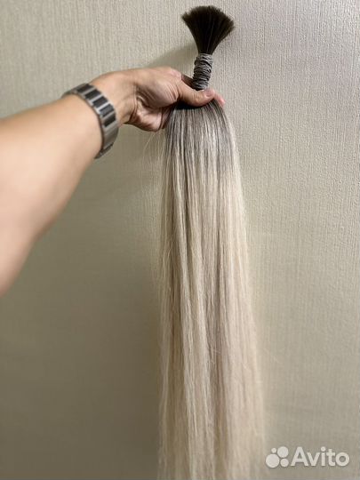 Волосы натуральные срез
