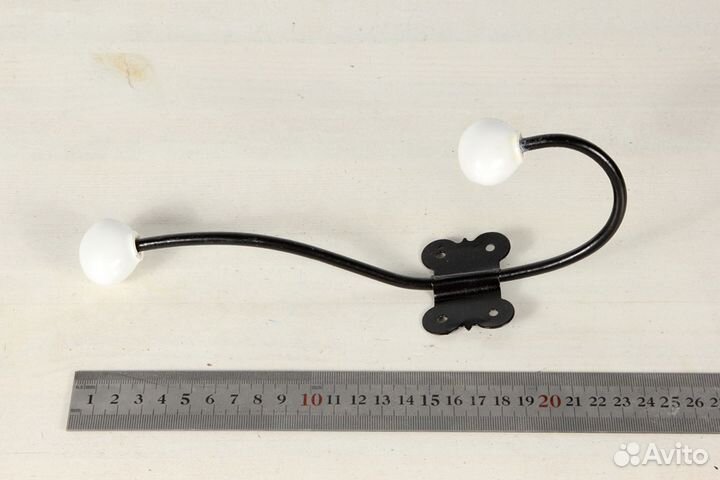 Крючок черный с керамическими наконечниками