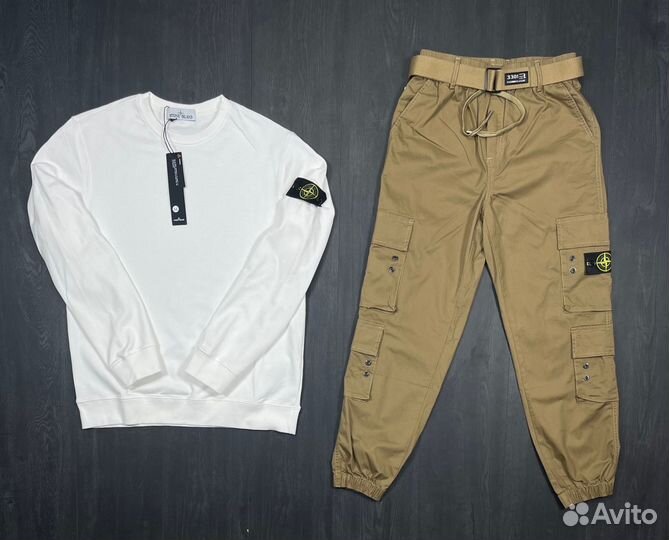 Костюм свитшот и джогеры Stone Island