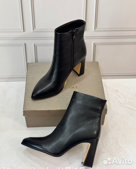 Ботильоны на каблуке стиль Zara