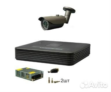 Комплект наблюдения AHD на 1 уличную камеру 1mpx