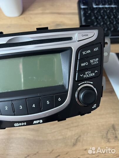 Штатная магнитола Hyundai Solaris