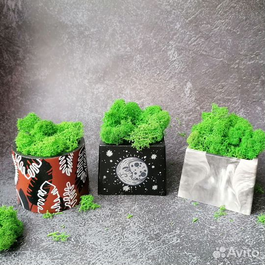 Кашпо из гипса