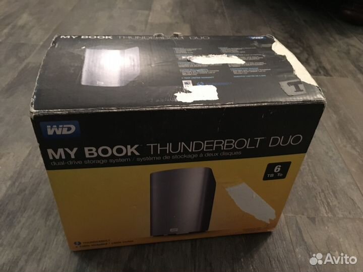 Western Digital 6TB thunderbolt duo wdbutv0060JSL