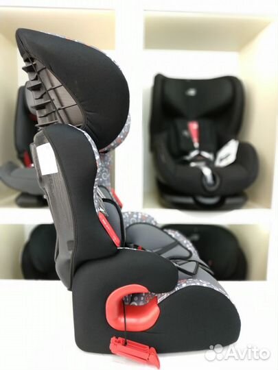 Автокресло 9-36кг Kids Planet Calipso серый велоси