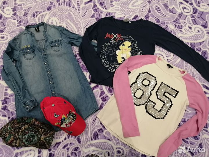 Вещи на девочку 128-140 пакетом