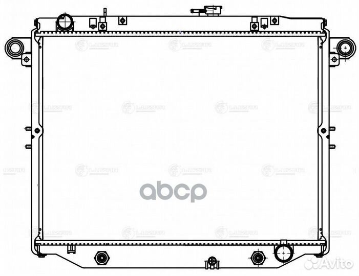 Радиатор системы охлаждения Toyota Land Cruiser