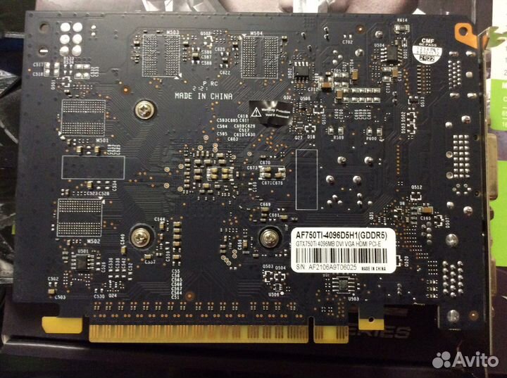 Afox GeForce GTX 750 Ti (4 гб)