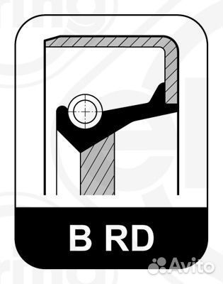 Сальник к.в. пер.lada 2101 40x56x7