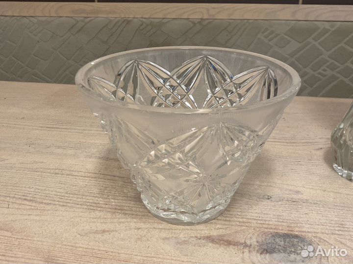 Ваза хрустальная СССР
