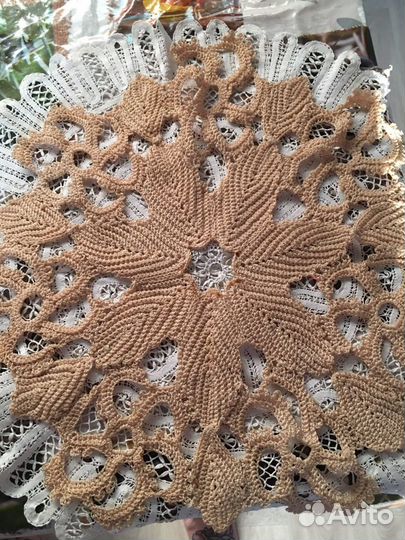 Вологодское кружево, ручной работы салфетки