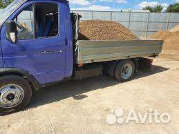 Песок щебень грунт доставка газель