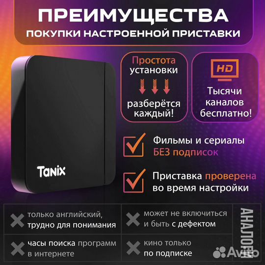 Tanix W2 4/32 Android приставка